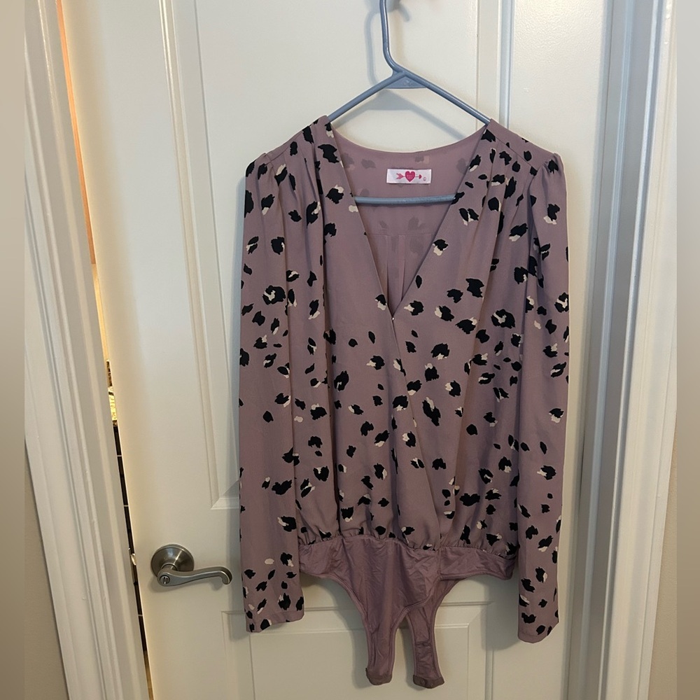 Cheetah print bodysuit